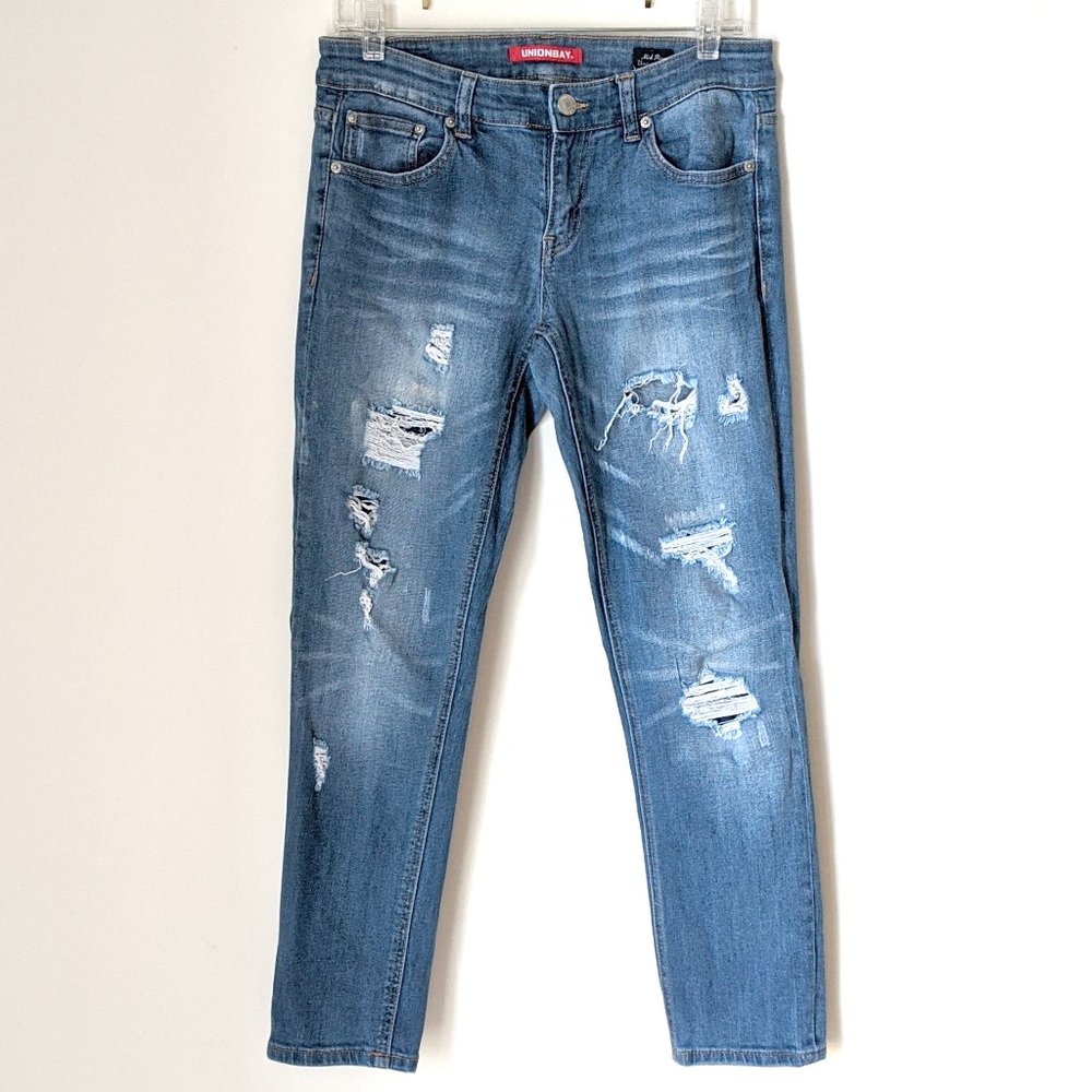 UNION BAY Mid-Rise Vintage Peg Jean Boyfriend SZ 7